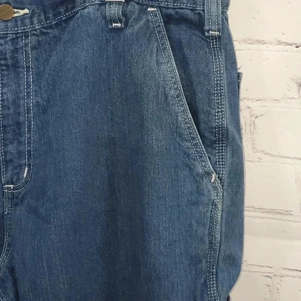 Carhartt Men's Size 38x34 Dungaree Fit Blue Jeans - Picture 2 of 15